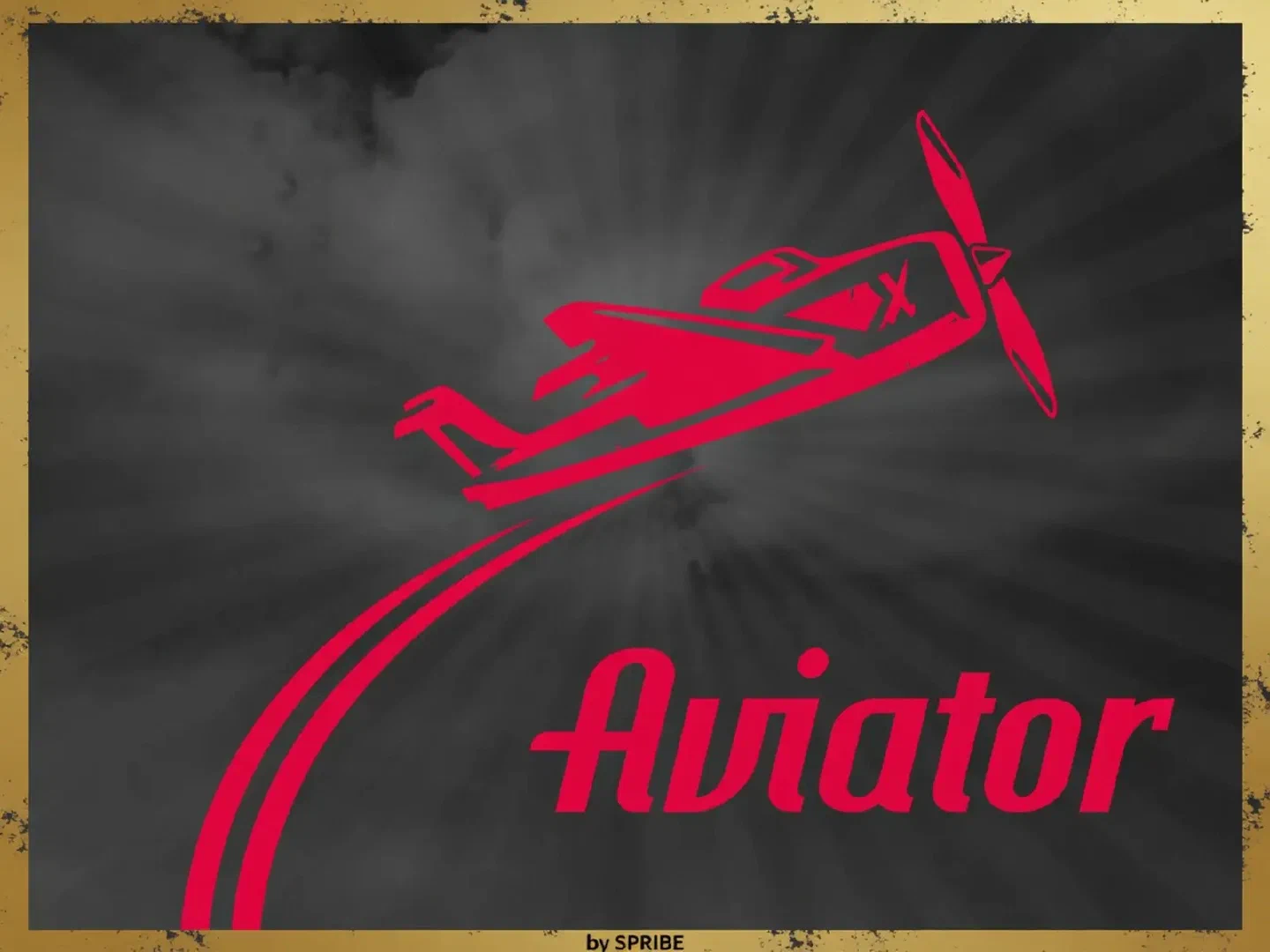 Red Aviator aircraft against a dark sky